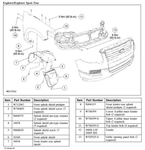 Ford Explorer Body Parts 